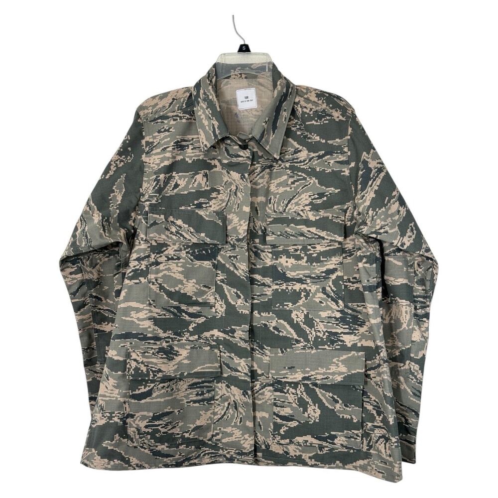 US Air Force ABU Tiger Stripe Camo Utility Coat Womens 18R